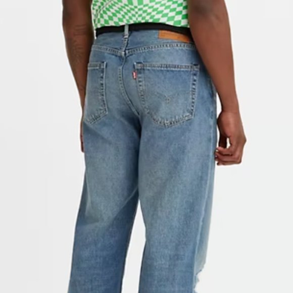 New Levi's  W33 L34 50'S STRAIGHT FIT MEN'S JEANS Selvedge  Cotton Hemp Blend - Picture 4 of 14